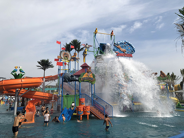 When Chenzhou, Hunan Sanhe project opened a water park!