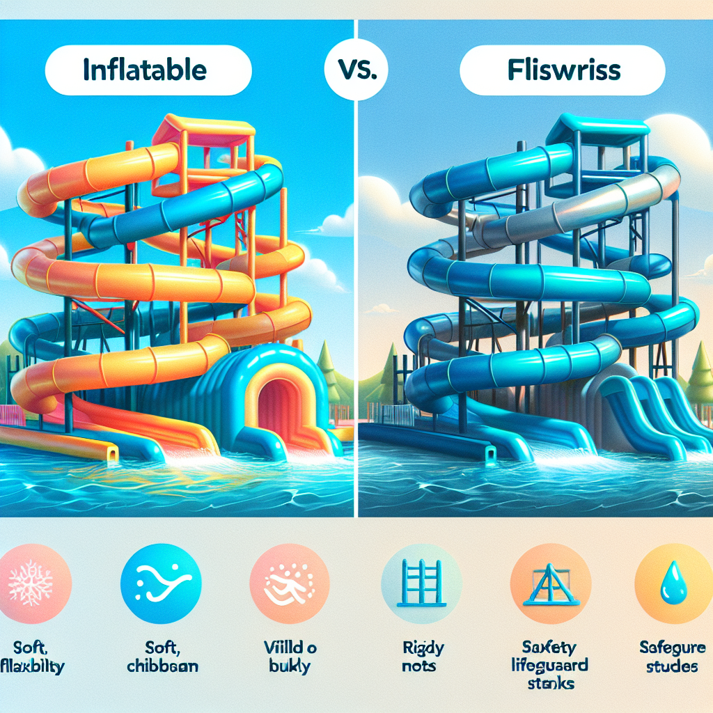 Inflatable vs Fiberglass Water Parks