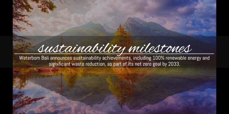 #WaterbomBali #Sustainability